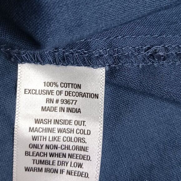 A.N.A. Women's Blue Baby Doll Plus size 0X Top - Picture 6 of 9